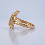 Anillo Tortuga 4.5gr / T5 1/4 / Oro 18K $
