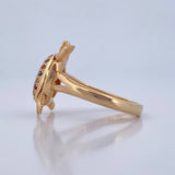 Anillo Tortuga 4.35gr / T6 3/4 / Oro 18K $