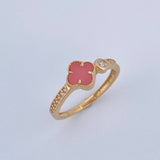 Anillo Trebol 1.95gr / T6 1/4 / Oro 18K $