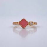Anillo Trebol 1.95gr / T5 1/2 / Oro 18K $