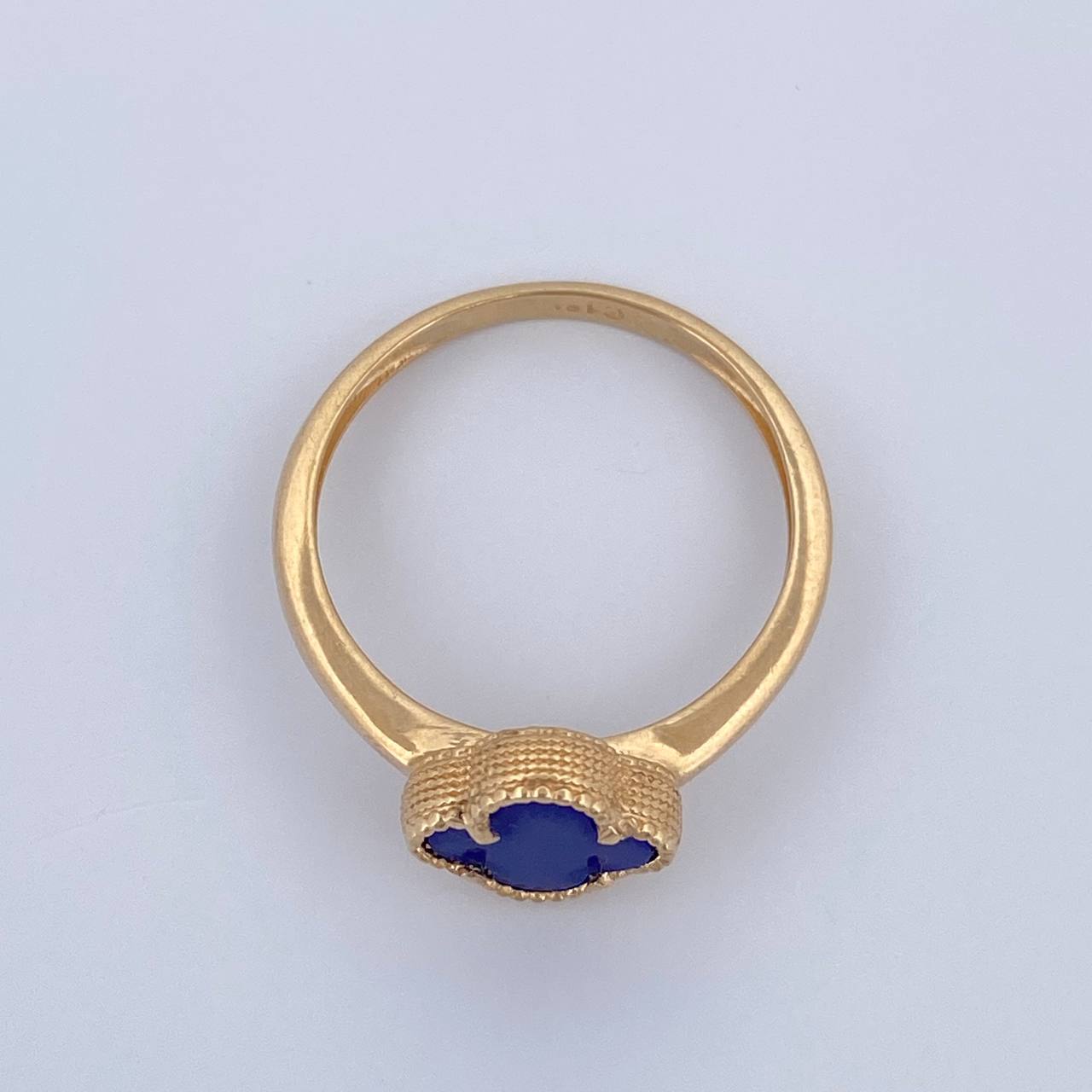 Anillo Trebol 2.95gr / T7 1/2 / Oro 18K $