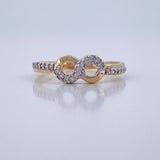 Anillo Infinito 1.55gr / T6 / Oro 18K $