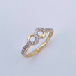 Anillo Infinito 1.55gr / T6 / Oro 18K $