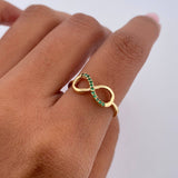 Anillo Infinito 1.5gr / T5 3/4 / Oro 18K $