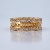 Anillo Argolla BV 9.25gr / T7 3/4 / Oro 18K $