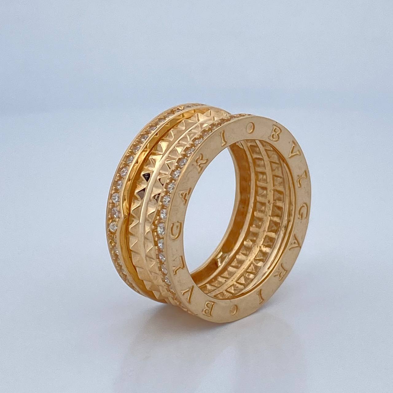 Anillo Argolla BV 12.75gr / T10 / Oro 18K $