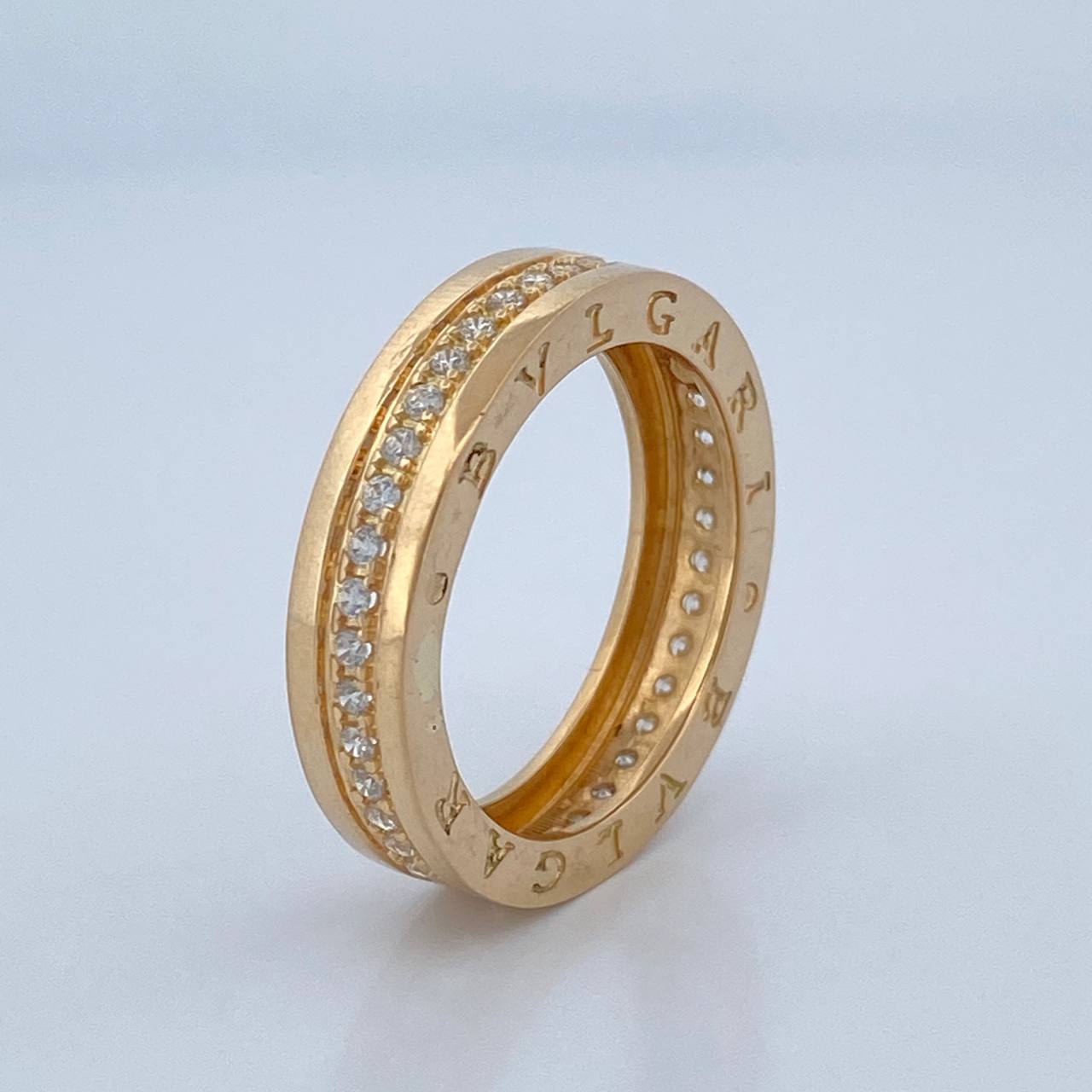 Anillo Argolla BV 7.55gr / T10 1/4 / Oro 18K $