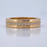 Anillo Argolla BV 7.55gr / T10 1/4 / Oro 18K $
