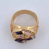 Anillo Pato Inspirado 10.2gr / T10 1/4 / Oro 18K $