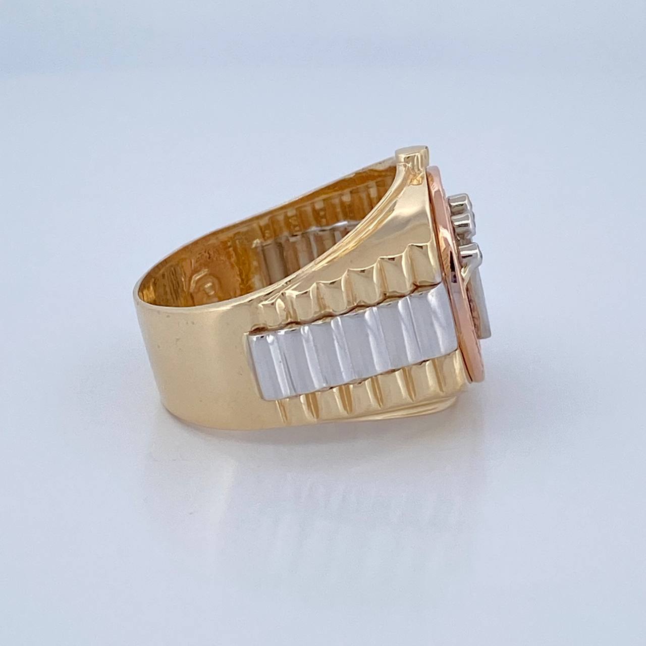 Anillo Correa Corona RX 9.85gr / T10 / Oro 18K $