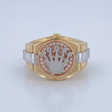 Anillo Correa Corona RX 6.85gr / T8 3/4 / Oro 18K $