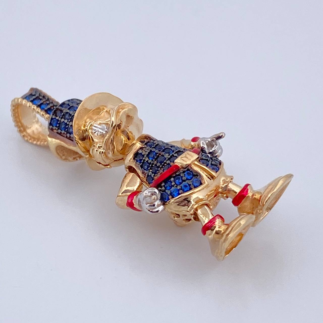 Dije Pato Furioso 7.35gr / 3.5cm / Oro 18K $