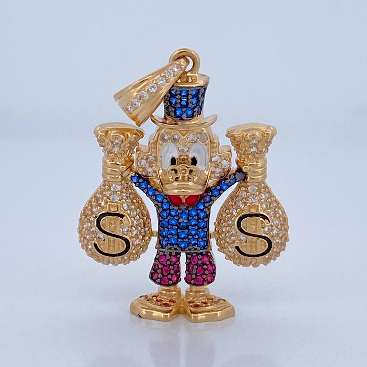 Dije Pato Bolsas Dinero 9.5gr / 4cm / Oro 18K $