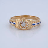 Anillo Correa Corona RX 3.5gr / T10 1/4 / Oro 18K $