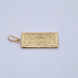 Dije One Dólar 1.95gr / 3.7cm / Troquelado Oro Amarillo 18K &
