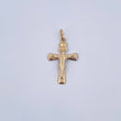 Dije Cruz Cristo 1.35gr / 3.3cm / Plano Oro Amarillo 18K &