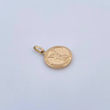 Dije Angel De La Guarda 1.2gr / 2.2cm / Troquelado Oro Amarillo 18K &
