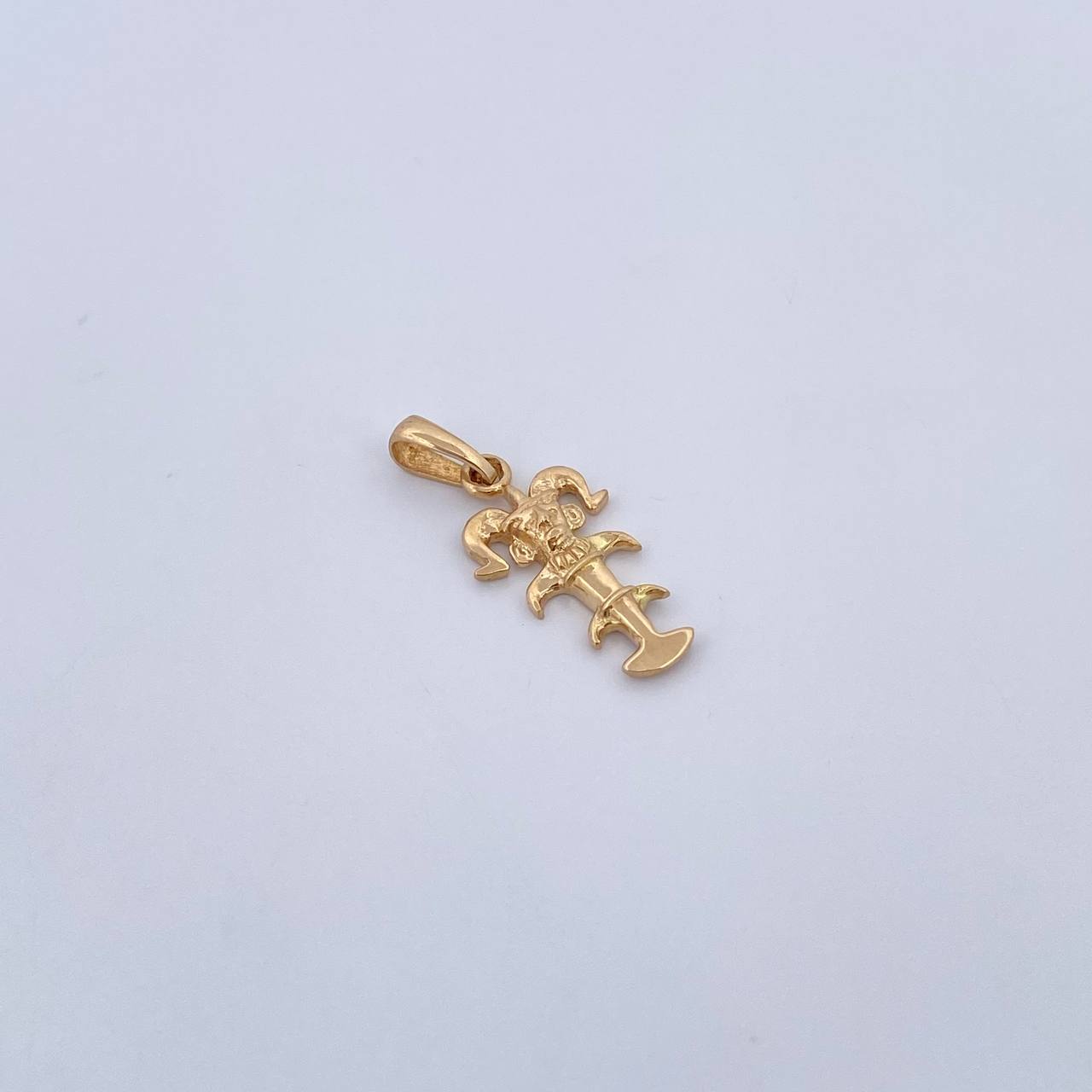 Dije Precolombino 1.1gr / 2.2cm / Oro Amarillo 18K &
