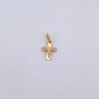 Dije Cruz Cristo  0.6gr / 1.5cm / Diamantado  Oro Amarillo &
