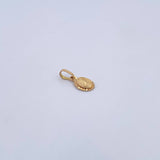 Dije Virgen Guadalupe 0.55gr / 1.4cm / Diamantado Oro Amarillo 18K &