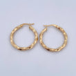 Candongas Tori 2.3gr / 2.7cm / Punteadas Oro Amarillo 18K &
