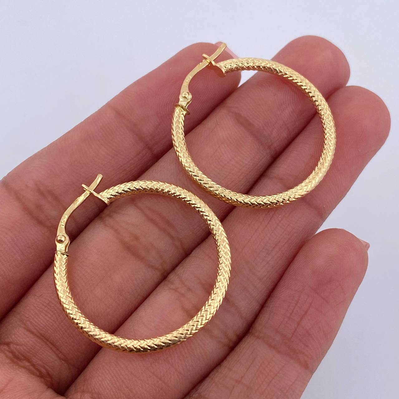 Candongas Yuli 1.8gr / 2.8cm / Oro Amarillo 18K &