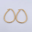 Candongas Dyla 2.1gr / 3.5cm / Ovaladas Oro Amarillo 18K &