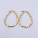 Candongas Dyla 2.1gr / 3.5cm / Ovaladas Oro Amarillo 18K &