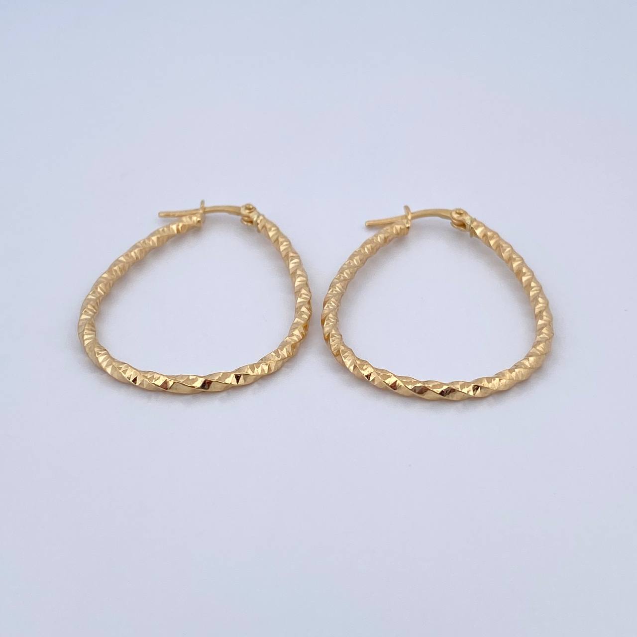 Candongas Dyla 2.1gr / 3.5cm / Ovaladas Oro Amarillo 18K &