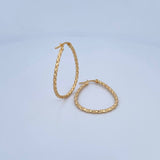 Candongas Dyla 2.1gr / 3.5cm / Ovaladas Oro Amarillo 18K &