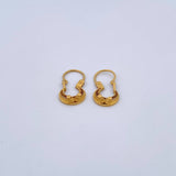 Candongas Reina 1.3gr / 2cm / Filigrana Oro Amarillo 18K &