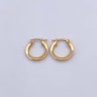 Candongas Diani 1.25gr / 1.6cm / Punteadas Oro Amarillo 18K &