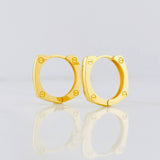 Candongas Tornillo 3.45g / 1.5cm Oro Amarillo 18K