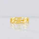Anillo Cubano 1.5g / T6 3/4 Oro Amarillo 18K