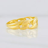 Anillo Cubano 1.5g / T6 3/4 Oro Amarillo 18K