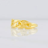 Anillo Cubano 1.5g / T6 3/4 Oro Amarillo 18K