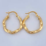 Candongas Deis 1.9gr / 2.3cm / Oro Amarillo 18K &