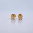 Topos Mariposa 0.45gr / Circon Blanco Oro Amarillo 18K $