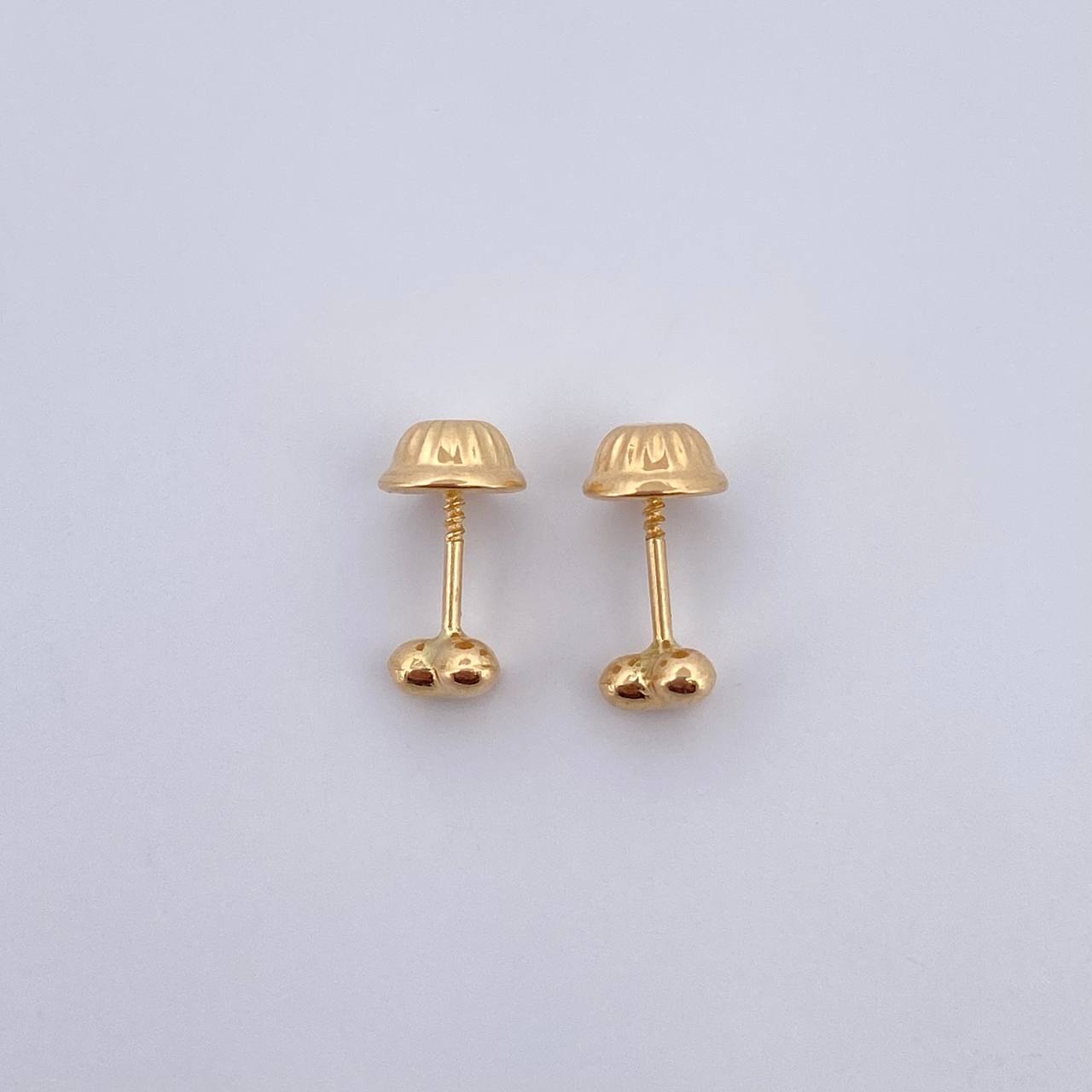 Topos Corazon 0.4gr / Troquelado Oro Amarillo 18K $