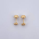 Topos Corazon 0.4gr / Troquelado Oro Amarillo 18K $
