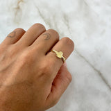 Anillo Corona RX Nudos 1.15gr / T5 1/2 / Oro Amarillo 18K