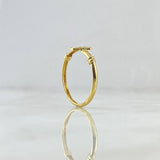 Anillo Corona RX Nudos 1.15gr / T5 1/2 / Oro Amarillo 18K