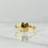 Anillo Corazón Nudos 1.2gr / T6 1/2 / Oro Amarillo 18K