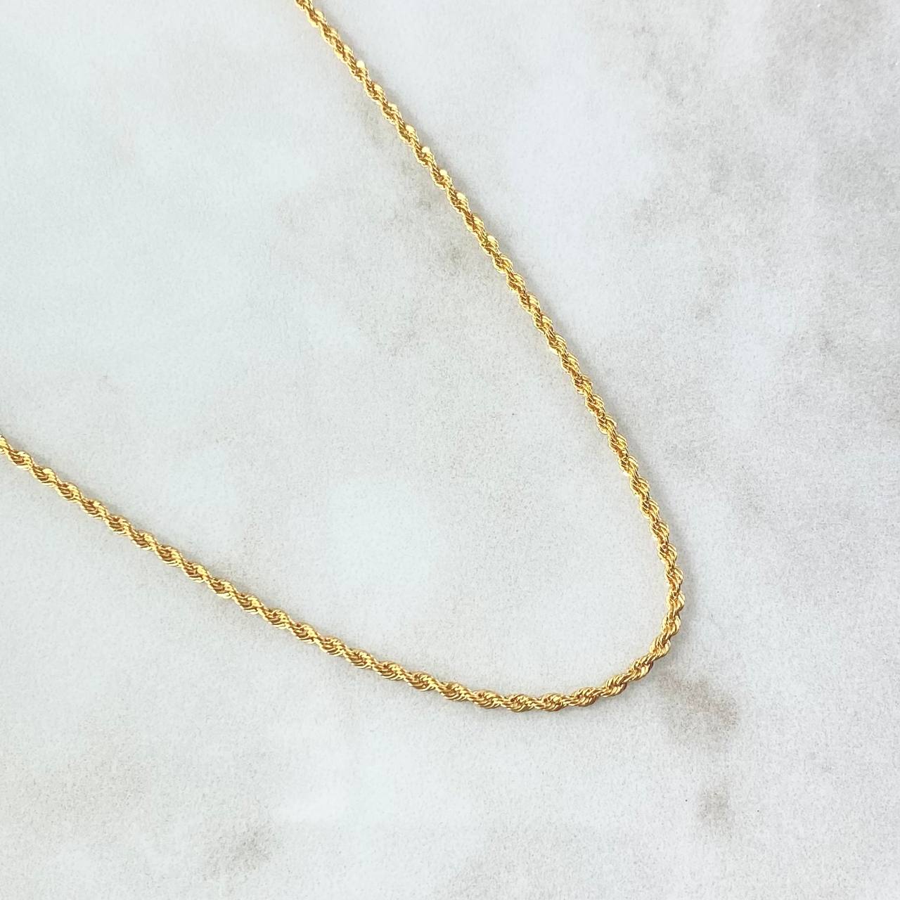 Cadena Lazo 1.65gr / 45cm / 1.65mm Oro Amarillo +3 18K ©