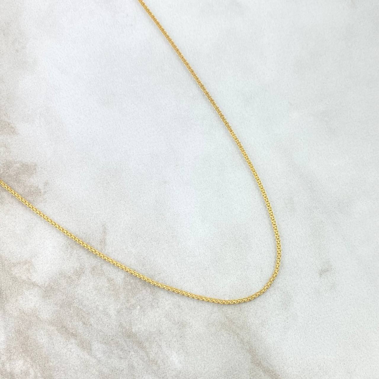 Cadena China 2.7gr / 50cm / 1.6mm Oro Amarillo +1 18K