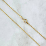 Cadena China 1.5gr / 45cm / 1mm Oro Amarillo +1 18K