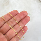 Cadena China 2.7gr / 50cm / 1.4mm Oro Amarillo +1 18K