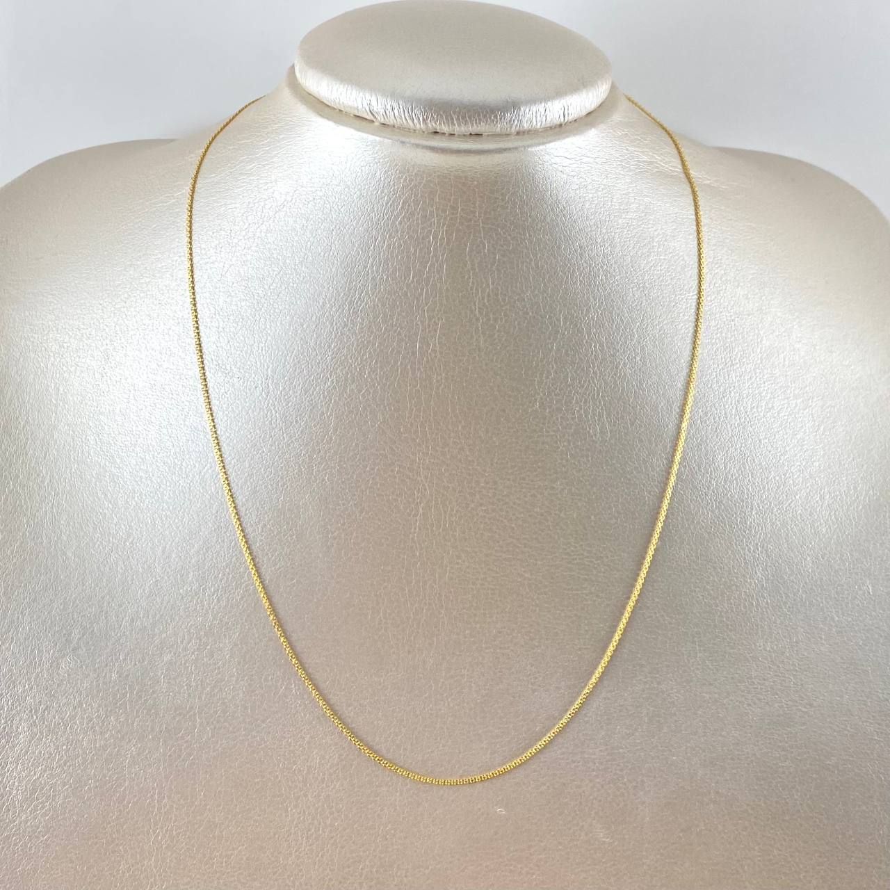 Cadena China 2.65gr / 50cm / 1.4mm Oro Amarillo +1 18K