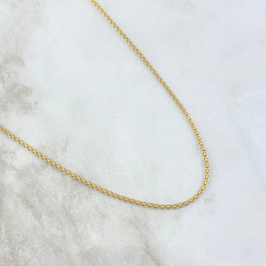 Cadena China 2.45gr / 45cm / 1.4mm Oro Amarillo +1 18K *