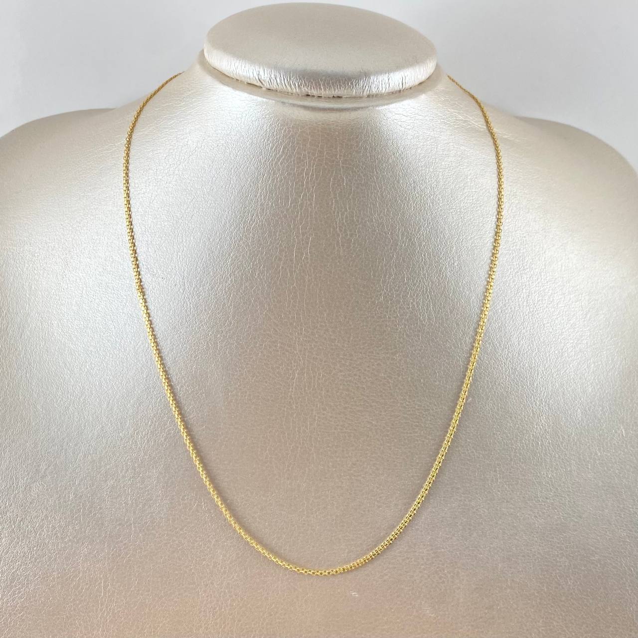 Cadena China 2.45gr / 45cm / 1.5mm Oro Amarillo +1 18K ©